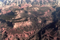 The effects of erosive wear were evident in the Grand Canyon, observed during the airplane ride home (PJB photo).
