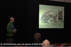 Dr. Michael Moseler gives his plenary at WOM 2013