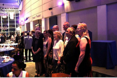 Kenneth Ludema's Family at the Conference Dinner (Ken's wife Johanna front row, third from right)